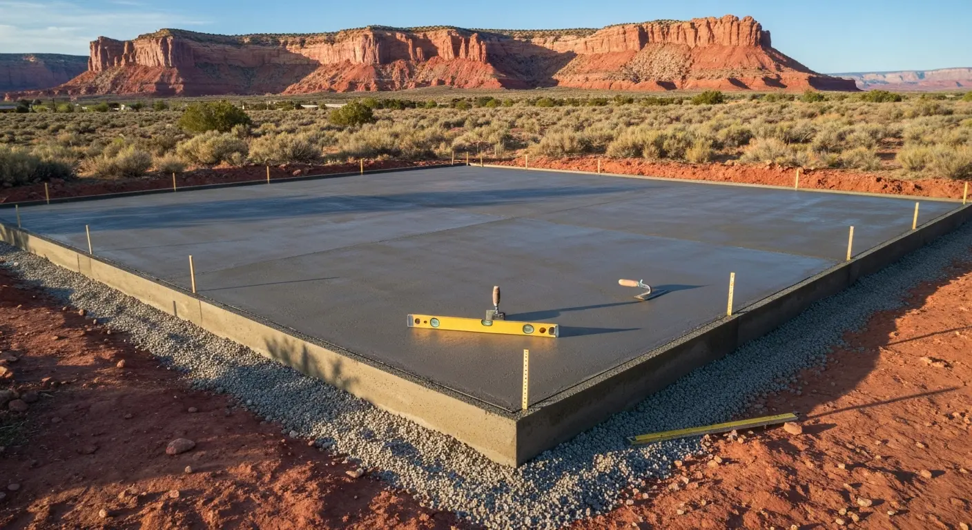 Concrete foundation work