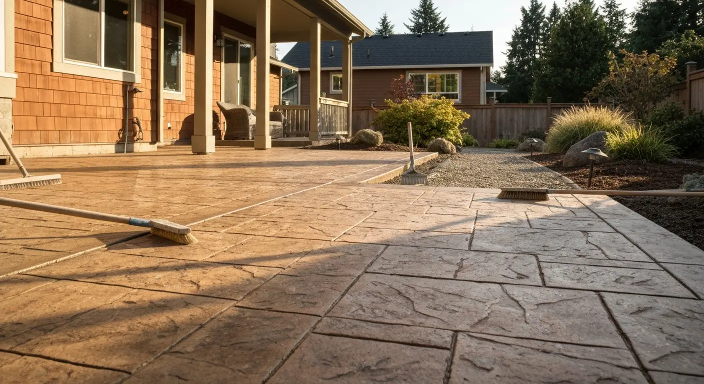 Concrete patio project