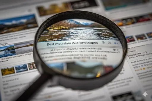 magnifying a piece of page. magnifying a piece of page.