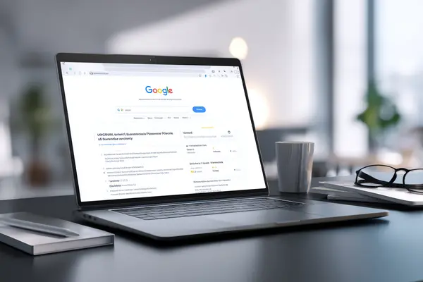 Google search results showing AI Overview featuring luxury optical practice in San Francisco Bay Area