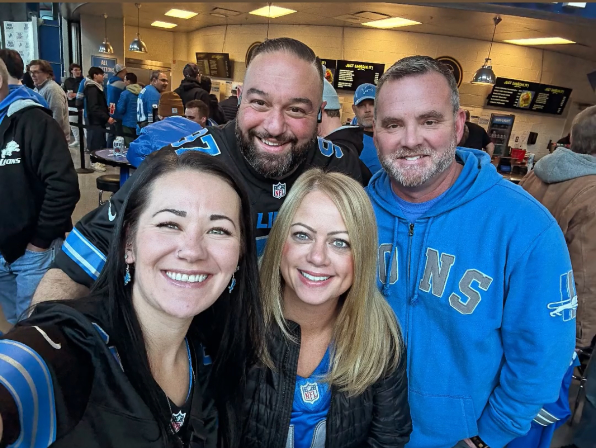 Watch football with friends Watch football with friends