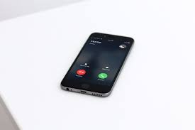 a phone on desk a phone on desk