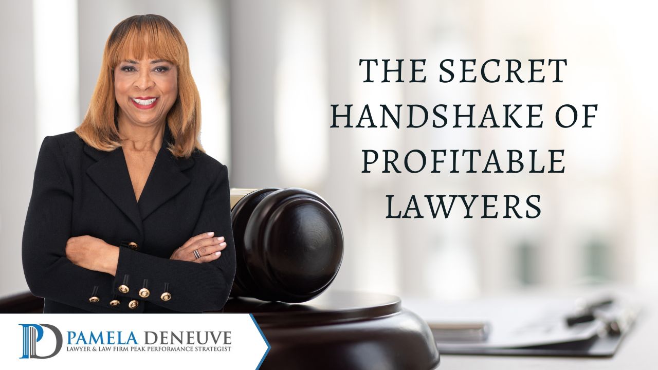 The Secret Handshake of Profitable Lawyers