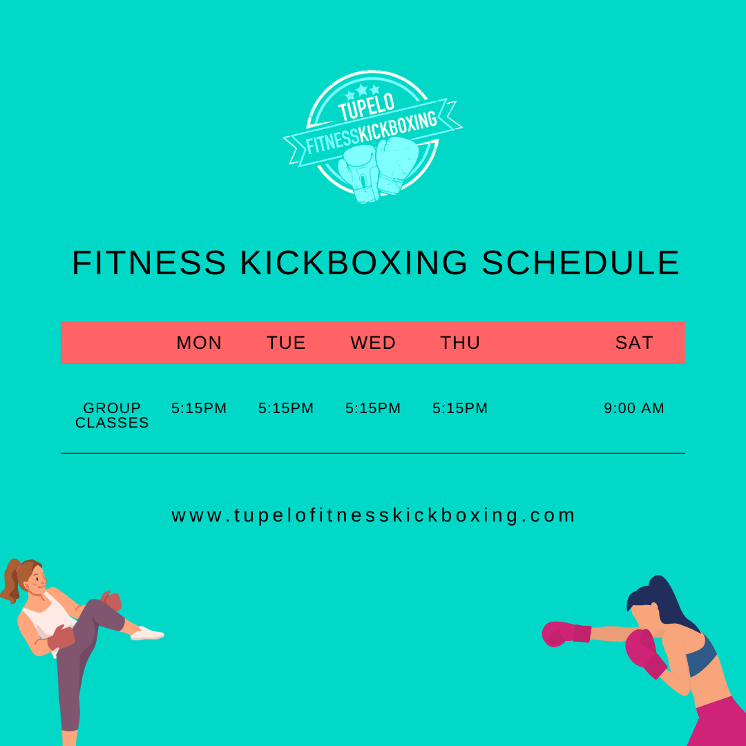 Tupelo Fitness Kickboxing schedule