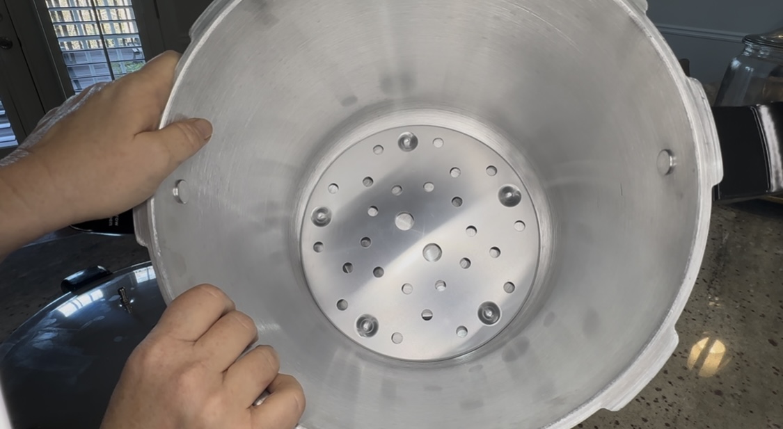 Inside of Presto 23 Pressure Canner Inside of Presto 23 Pressure Canner
