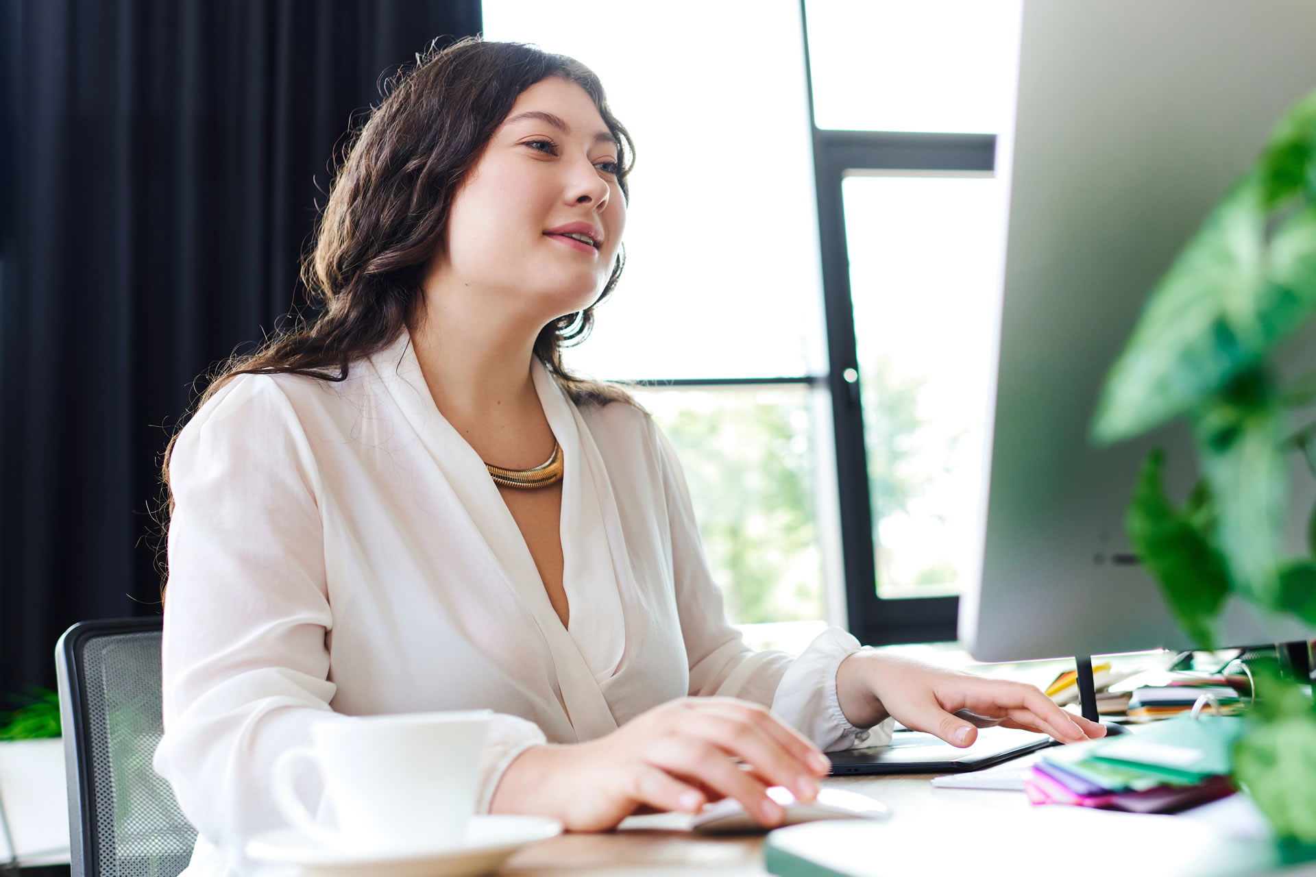 bright-sunlight-fills-cozy-office-size-woman-engages-her-work bright-sunlight-fills-cozy-office-size-woman-engages-her-work