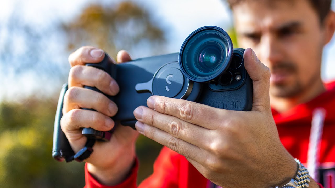 professional filming with DSLR-Camera Style Smartphone