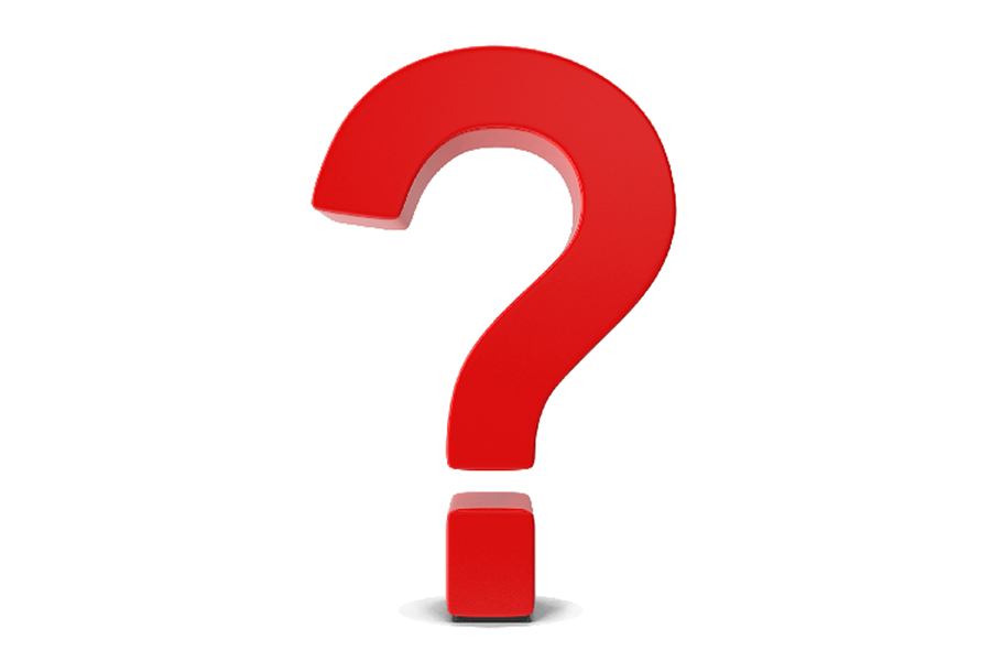 Question mark red Question mark red