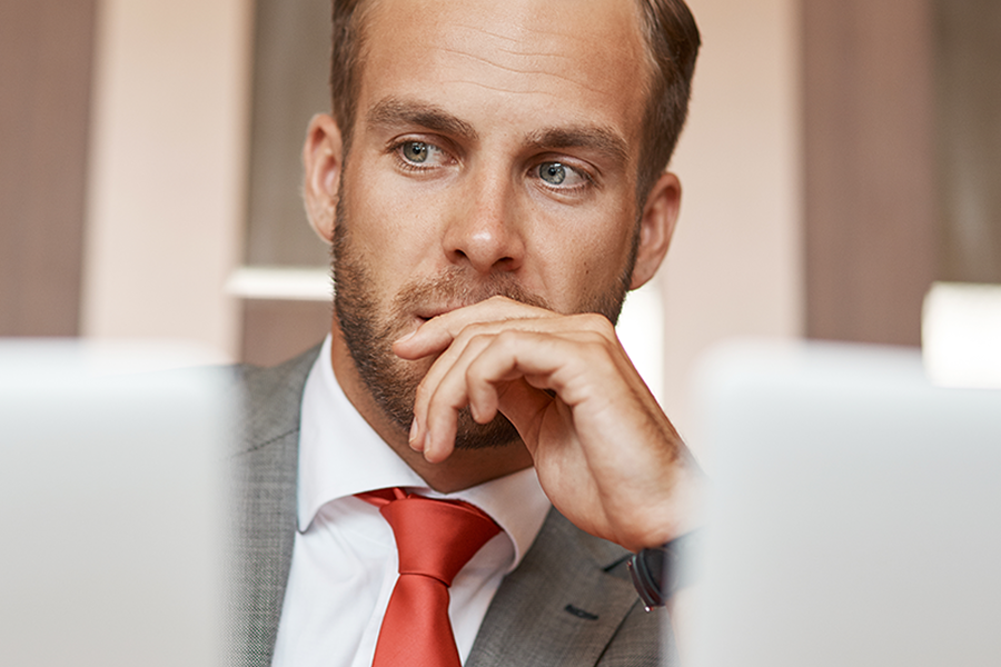 businessman thinking businessman thinking