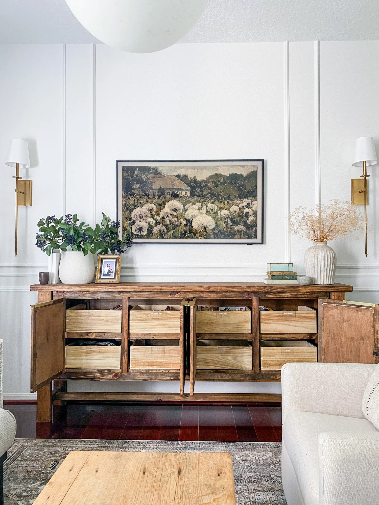 Minimalist Closet with Shoes and Clothes