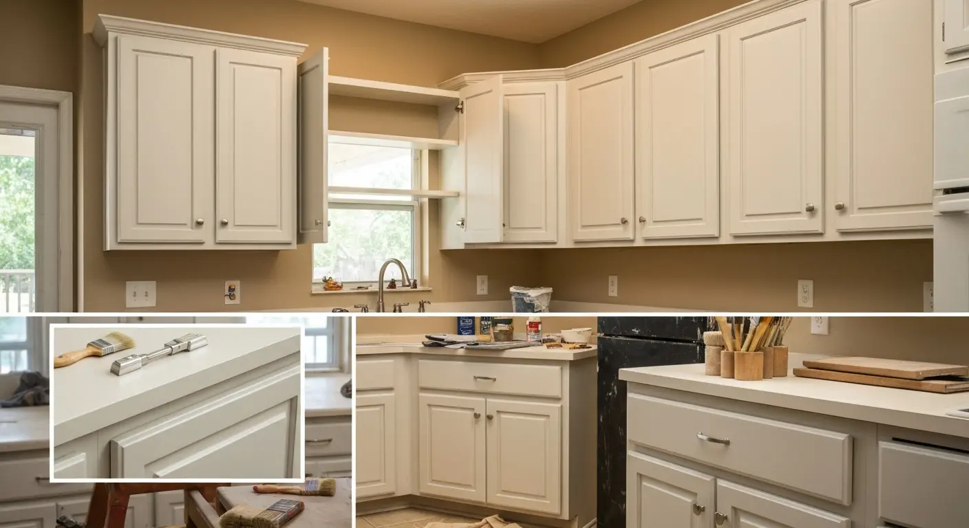 Cabinet refinishing project