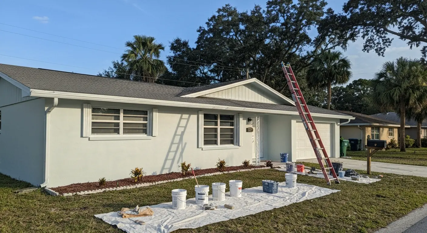 Exterior painting project