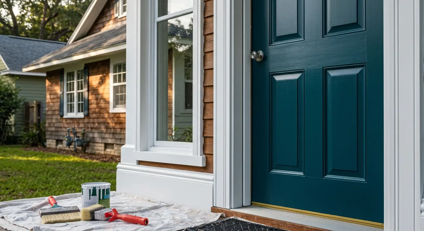 Trim and door painting