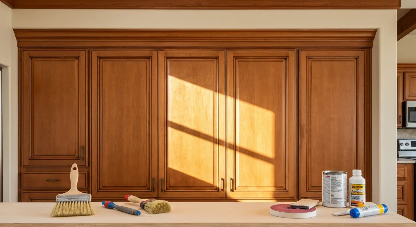 Cabinet refinishing project
