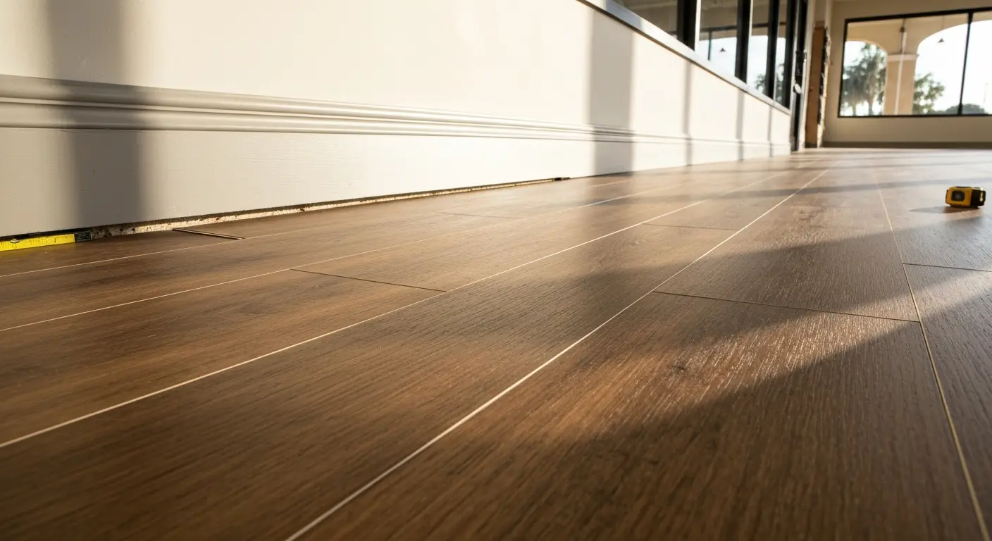 Commercial vinyl plank flooring