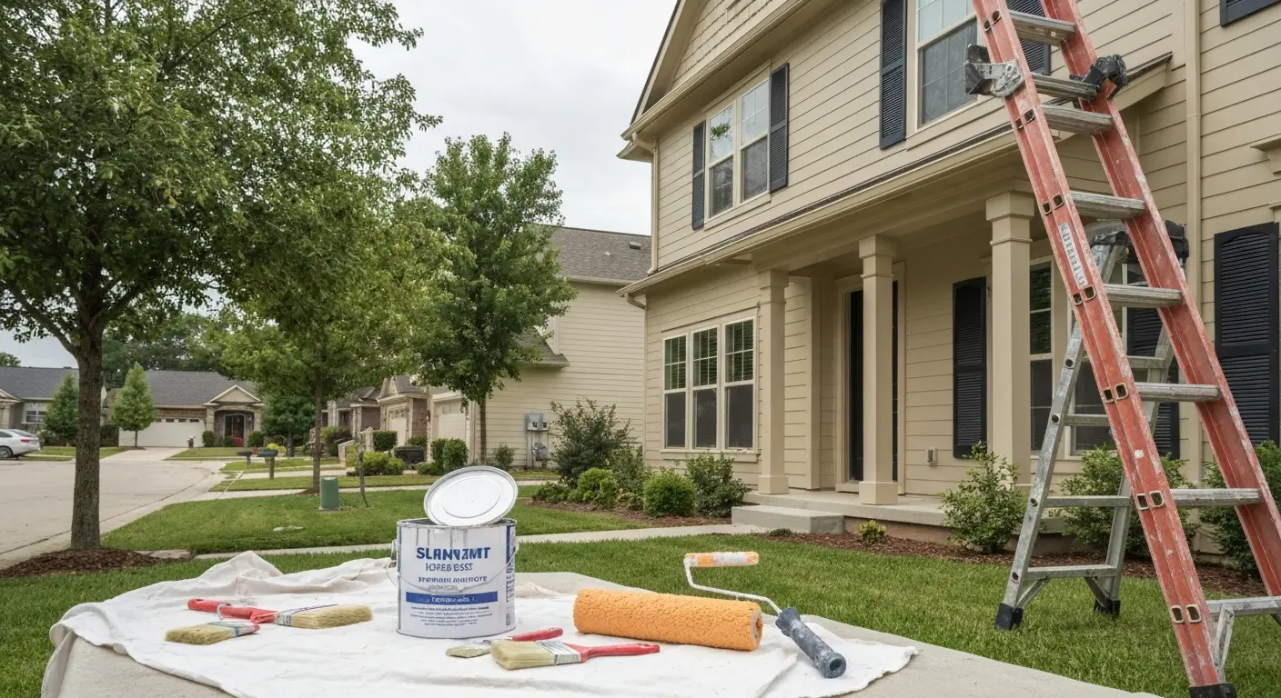 Exterior painting project