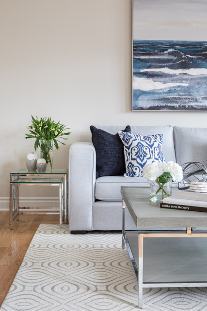 Swap out Throw Pillows and Blankets