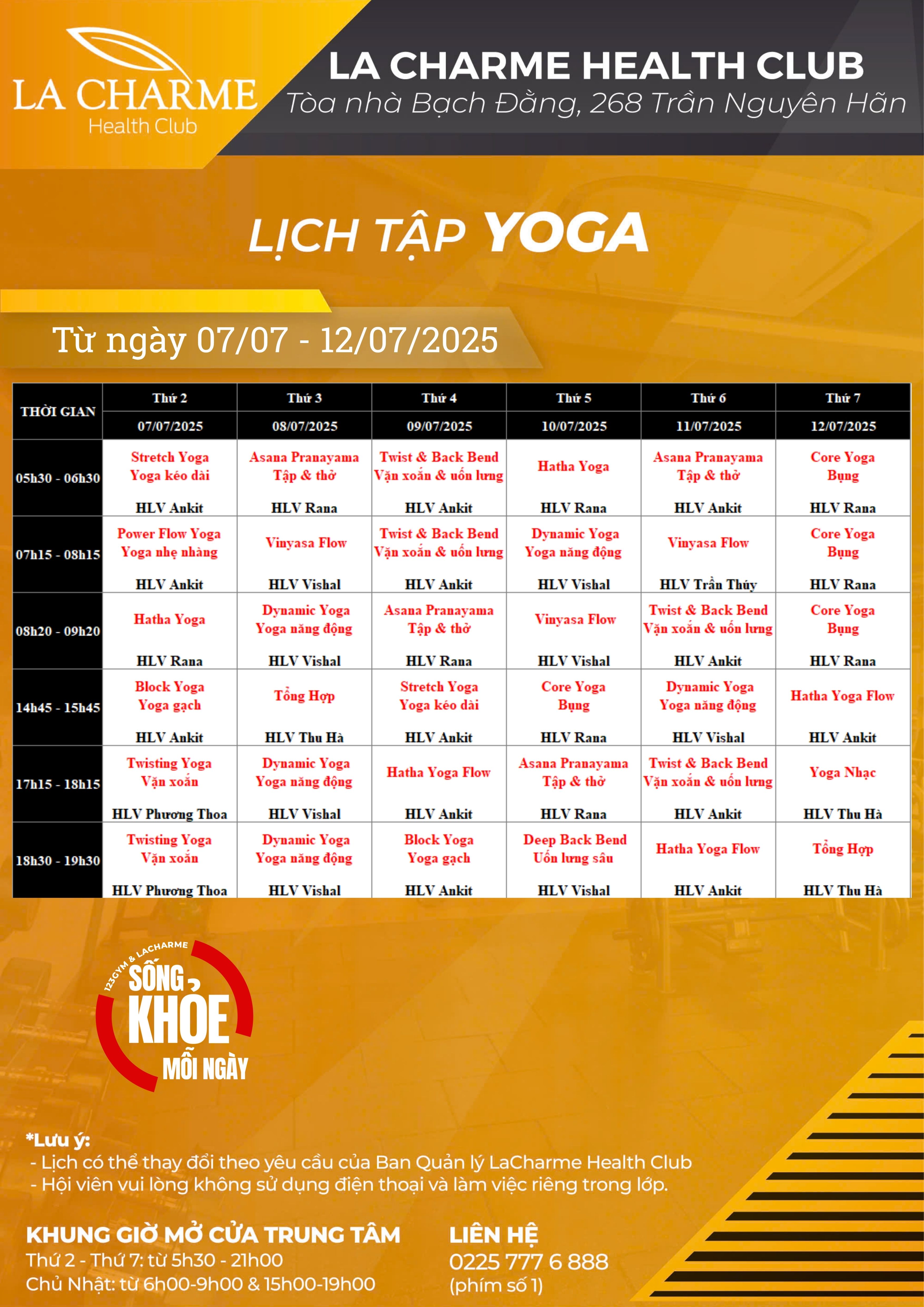 LC Yoga Tuần 2