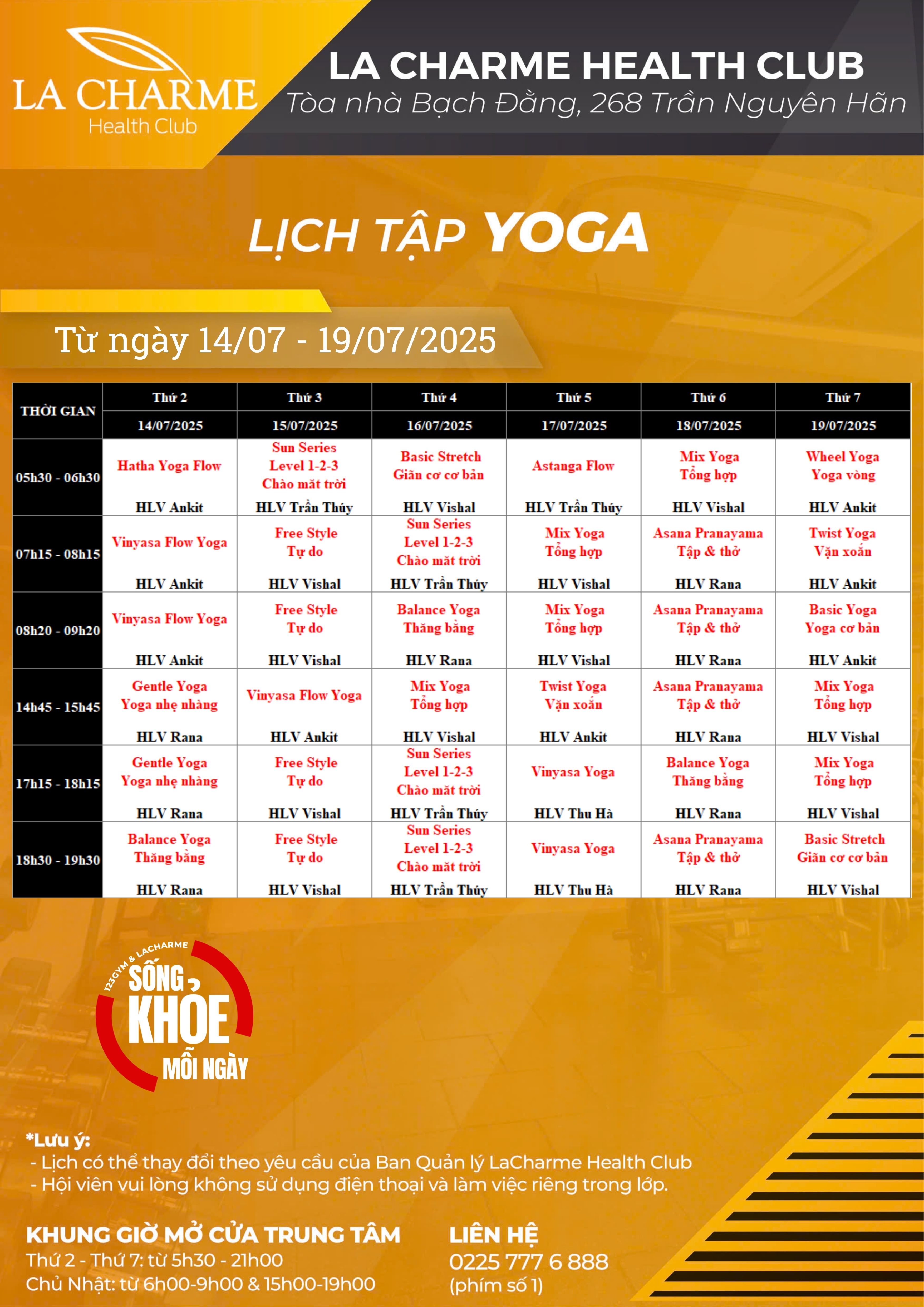 LC Yoga Tuần 2