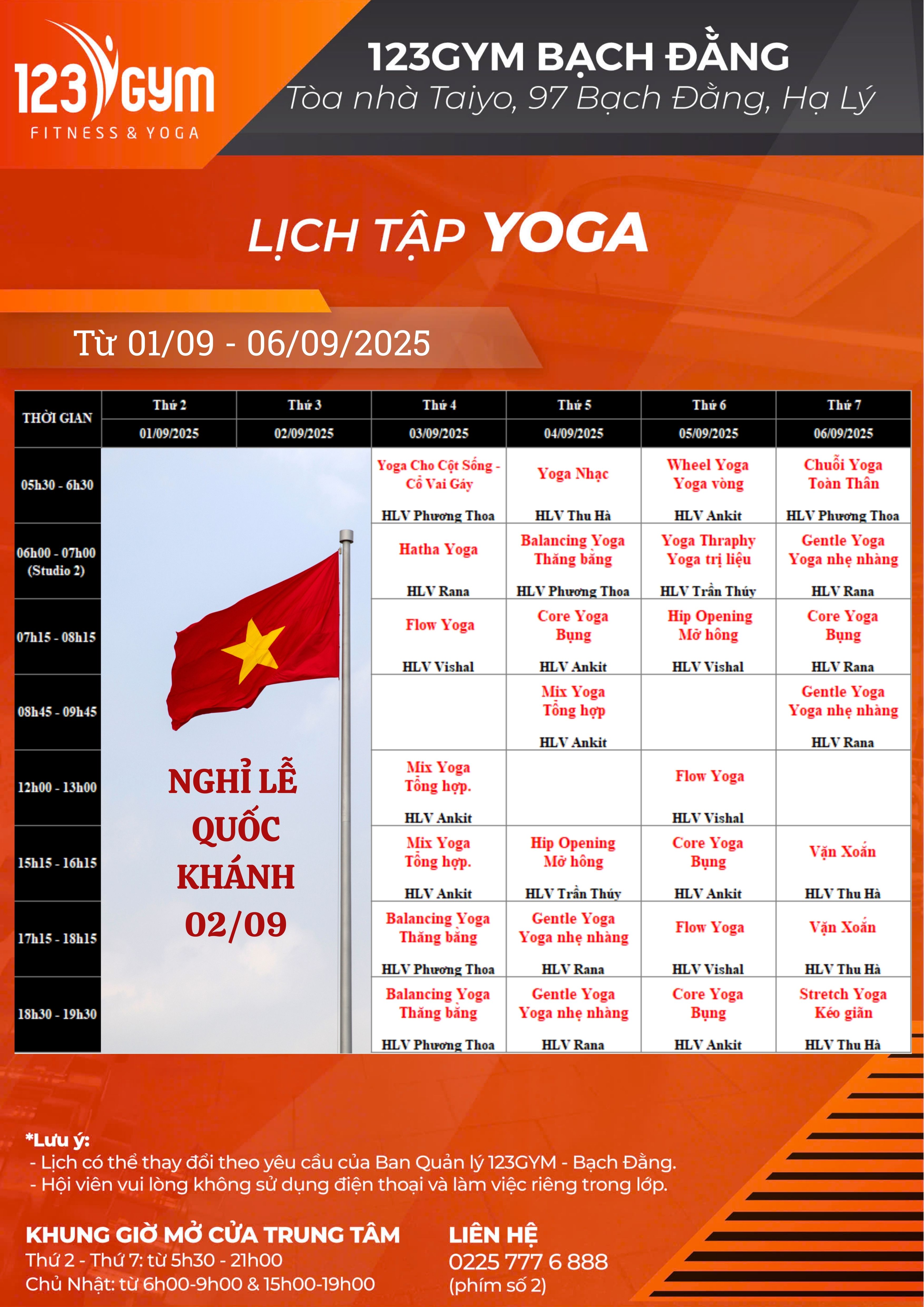 BD Yoga Tuần 2