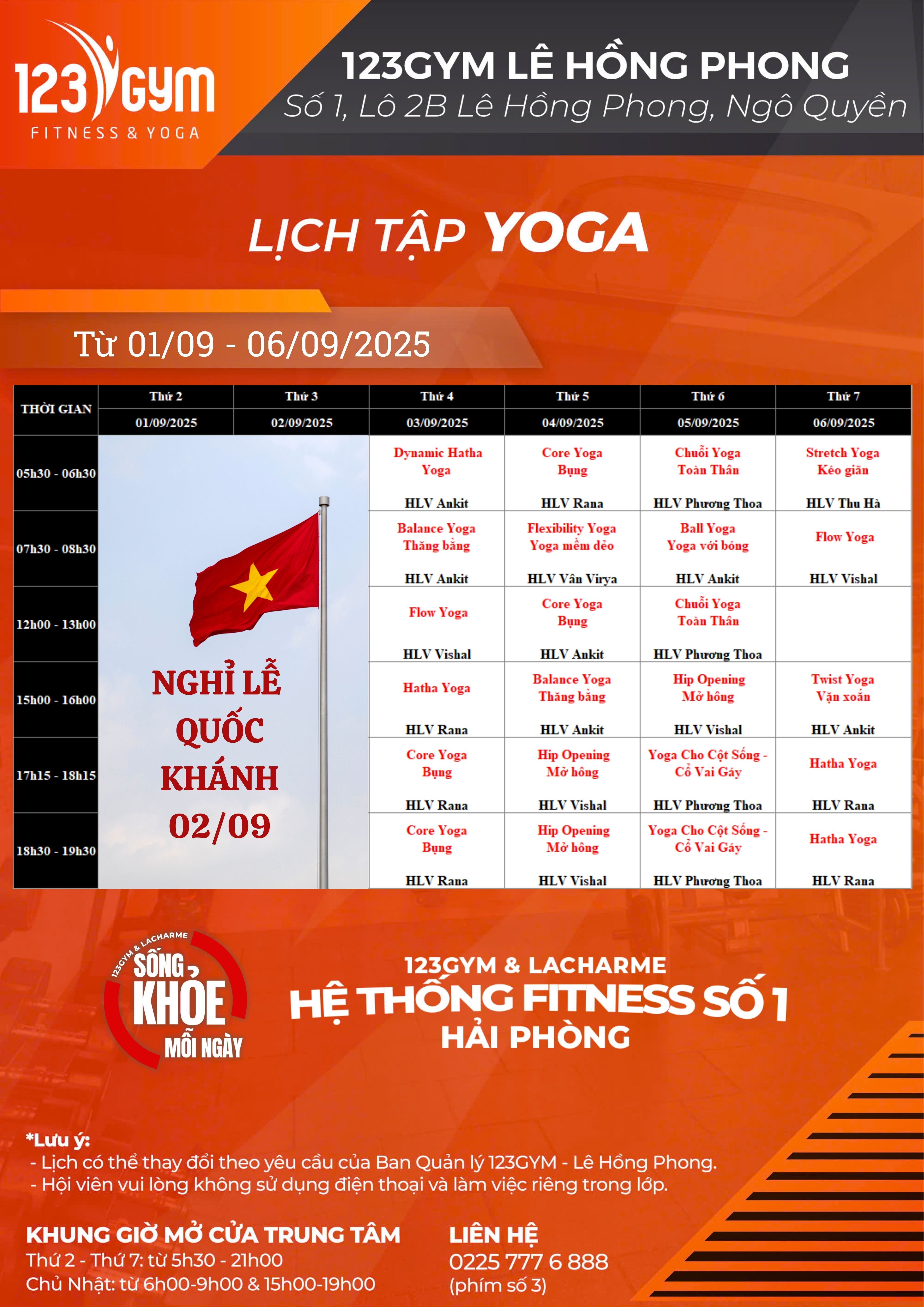 LHP Yoga Tuần 2