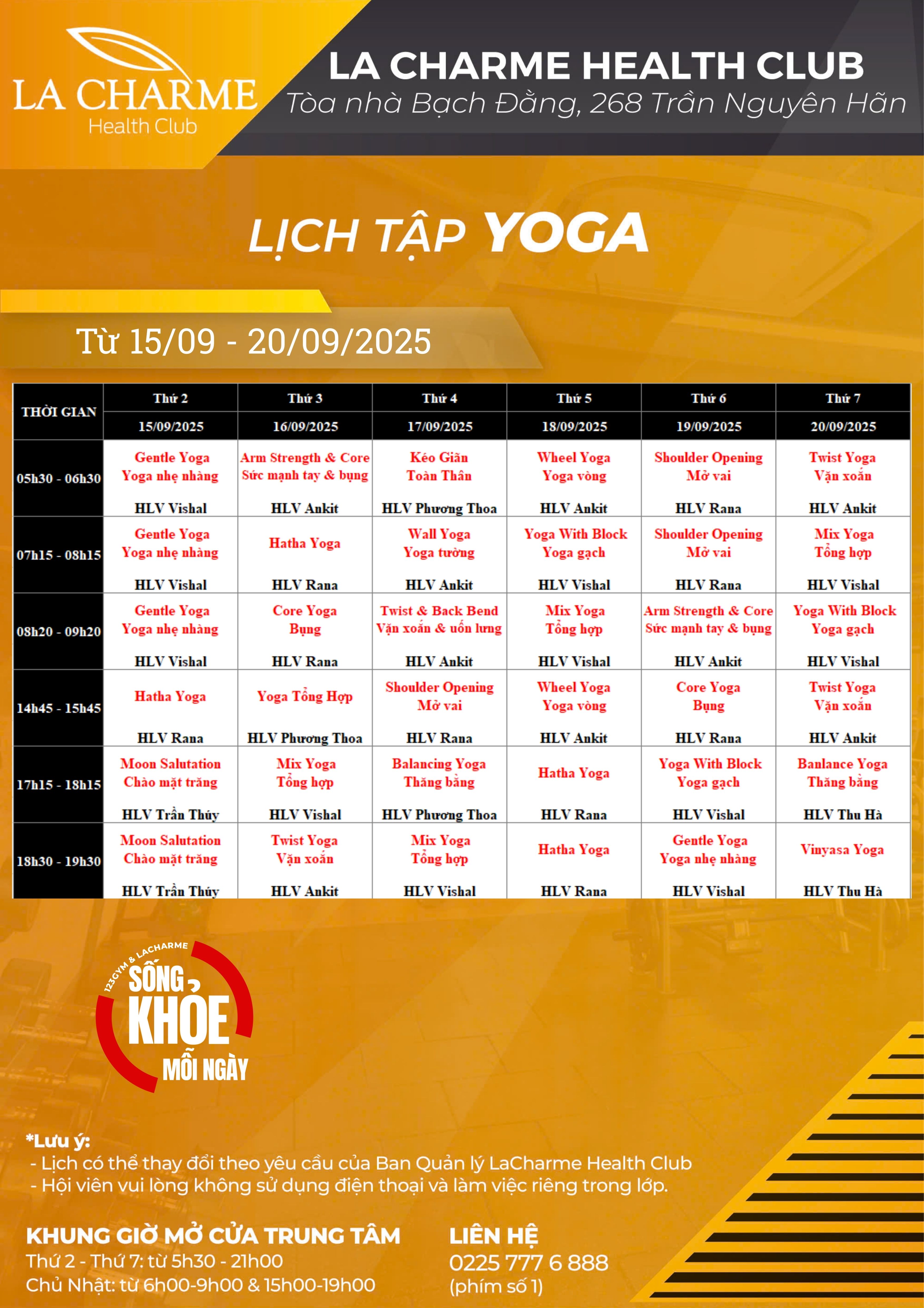 LC Yoga Tuần 2
