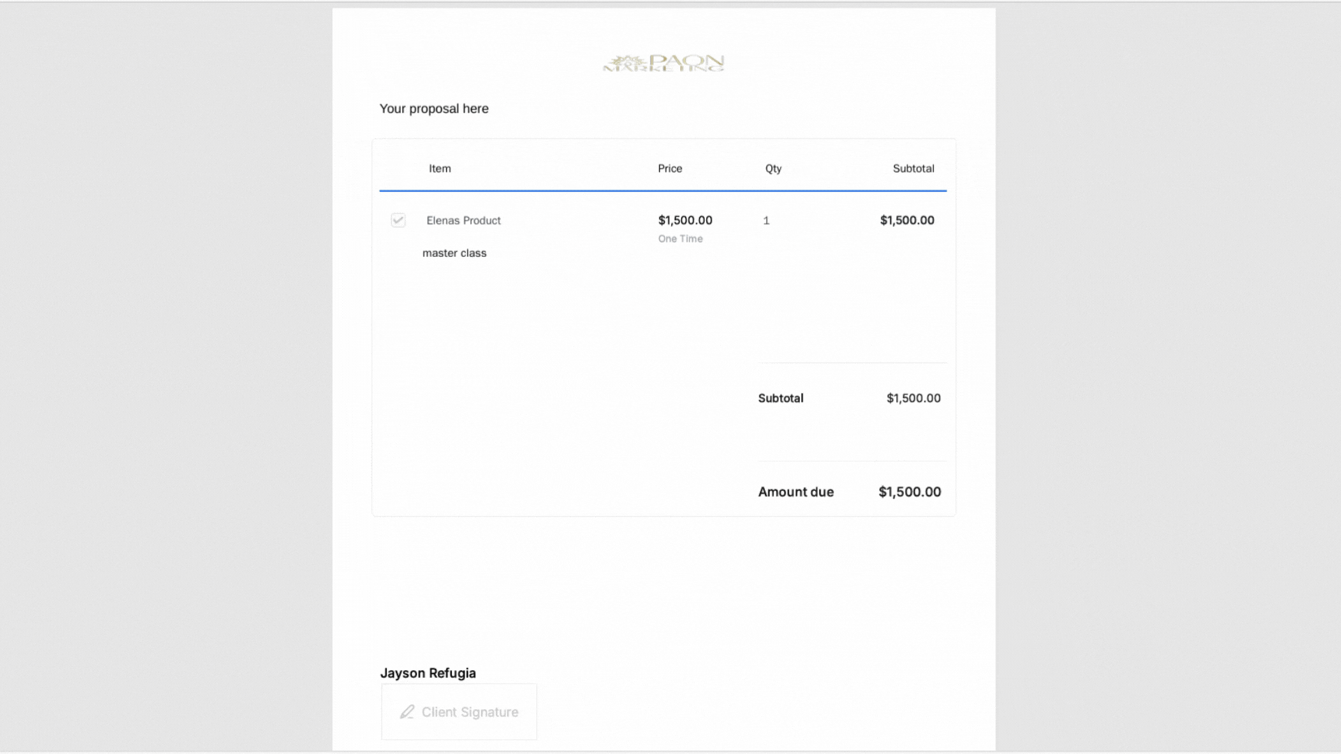 Proposal Tool Image