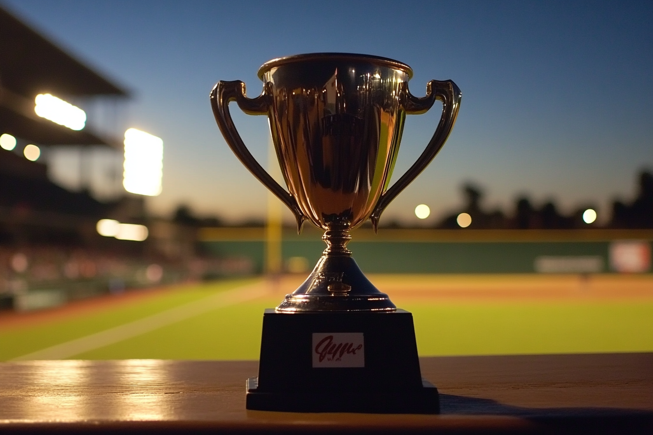 Sacramento River Cats with their first trophy highlight Sacramento River Cats with their first trophy highlight