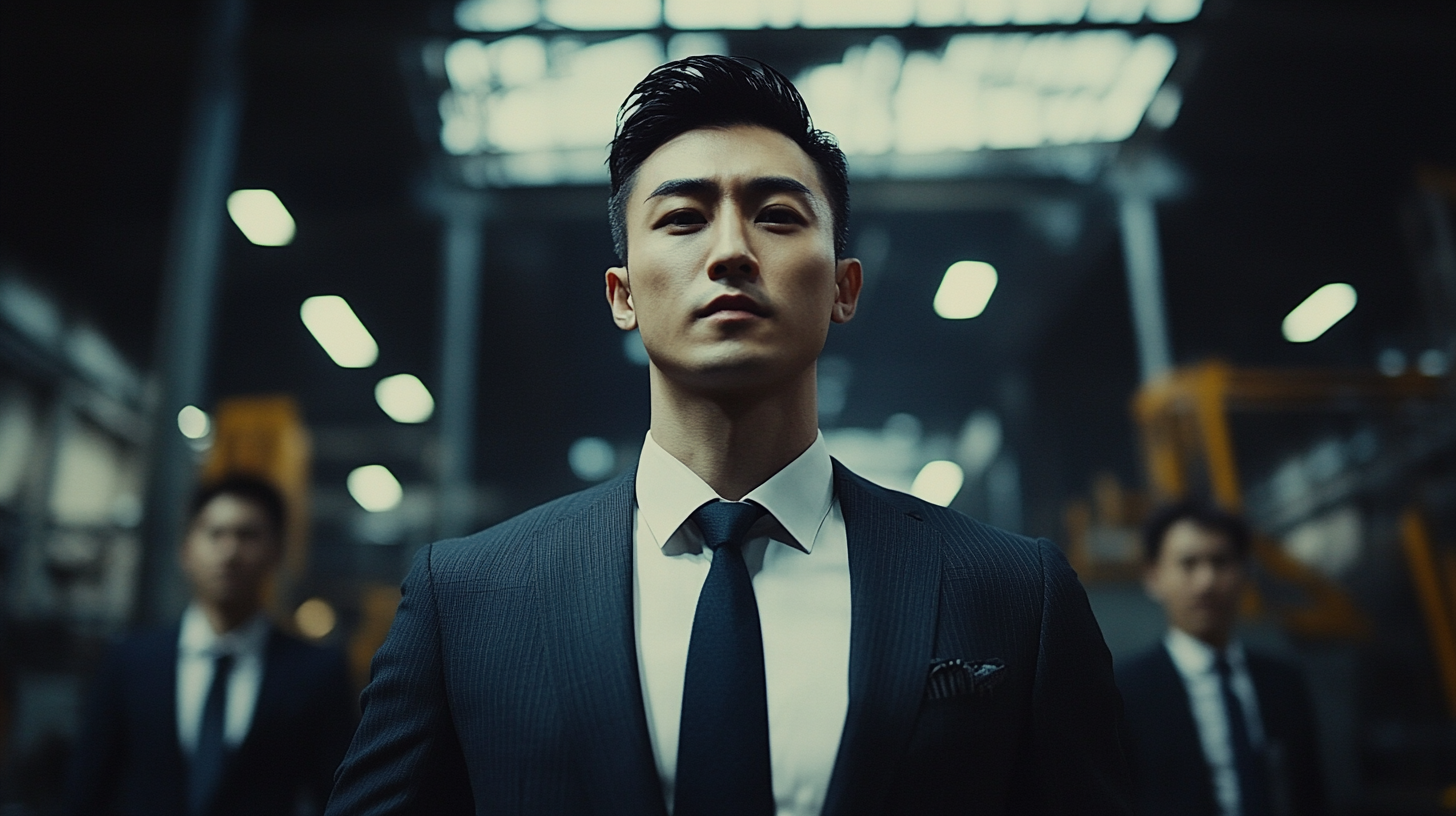 A poised businessman exudes confidence and determination as he stands at the forefront of a modern industrial setting. His sharp suit, unwavering gaze, and powerful presence embody leadership, resilience, and strategic ambition. This image captures the essence of success, portraying a professional who balances humility with relentless drive. A poised businessman exudes confidence and determination as he stands at the forefront of a modern industrial setting. His sharp suit, unwavering gaze, and powerful presence embody leadership, resilience, and strategic ambition. This image captures the essence of success, portraying a professional who balances humility with relentless drive.