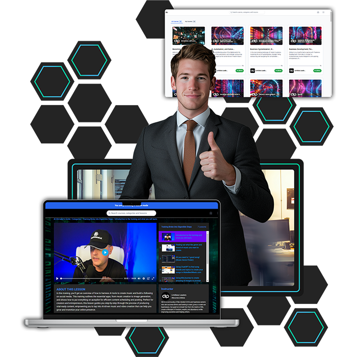 Marketing professional with technology