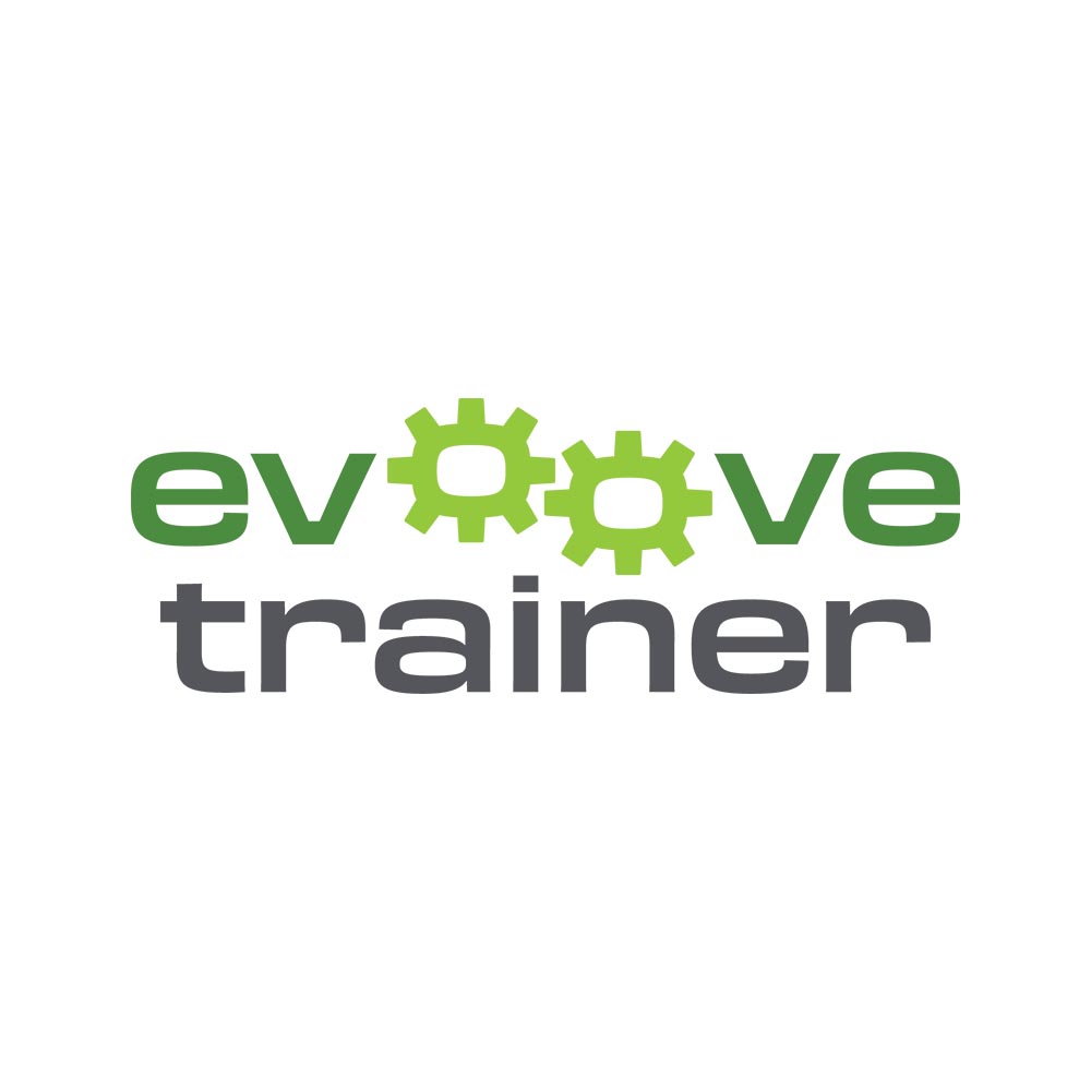 Evoove Trainer, logo design by HivePowered.Ai