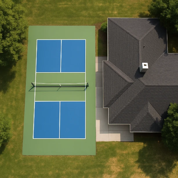sample image on top view of a pickleball court for topic on How to Paint a Pickleball Court on Concrete sample image on top view of a pickleball court for topic on How to Paint a Pickleball Court on Concrete