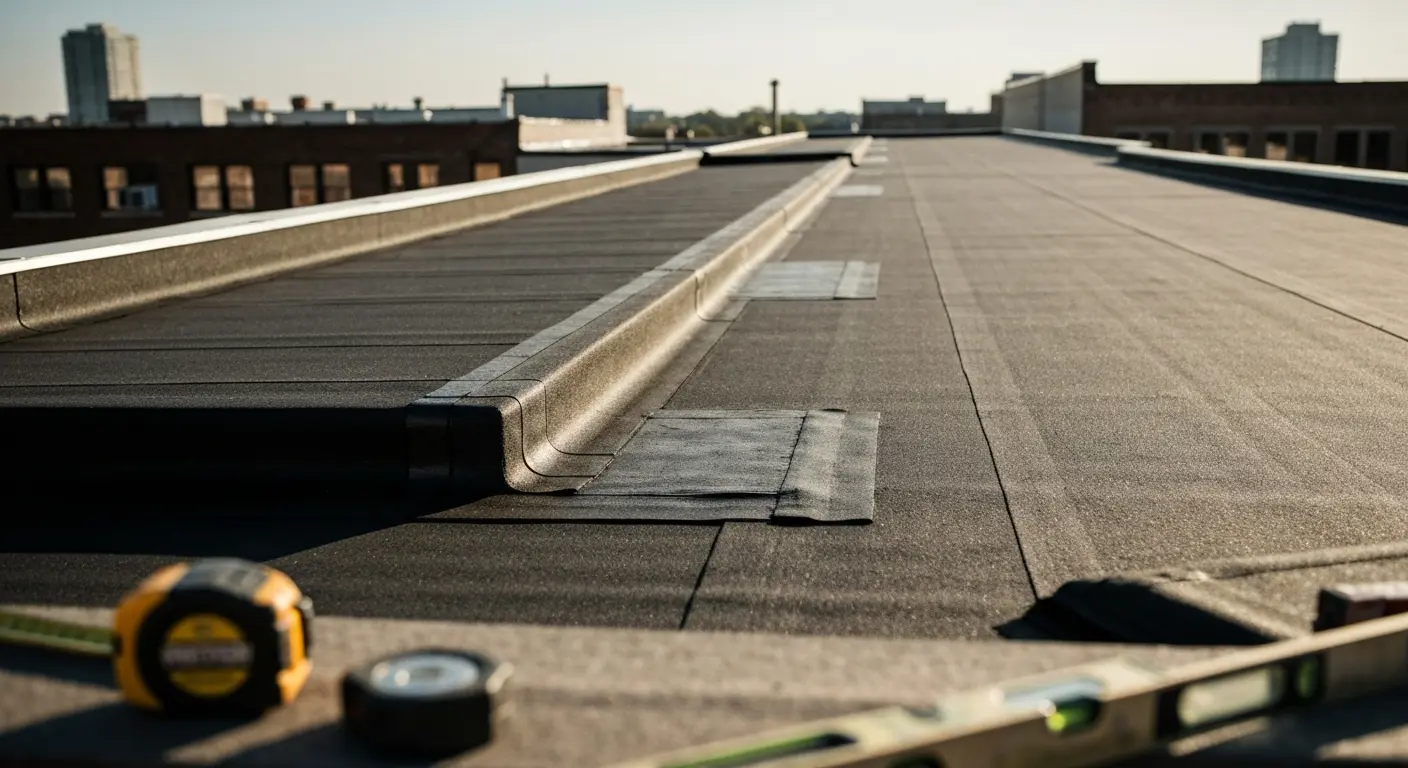 Flat roof installation in Pilsen