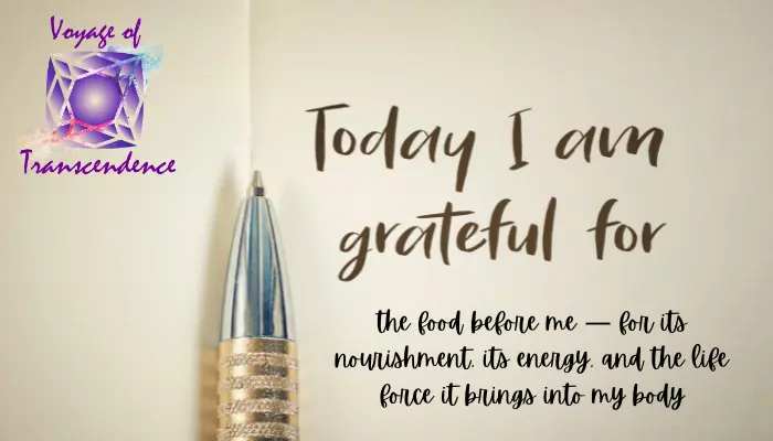 Be Grateful For Food