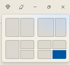 Window Snap Layout Dialog