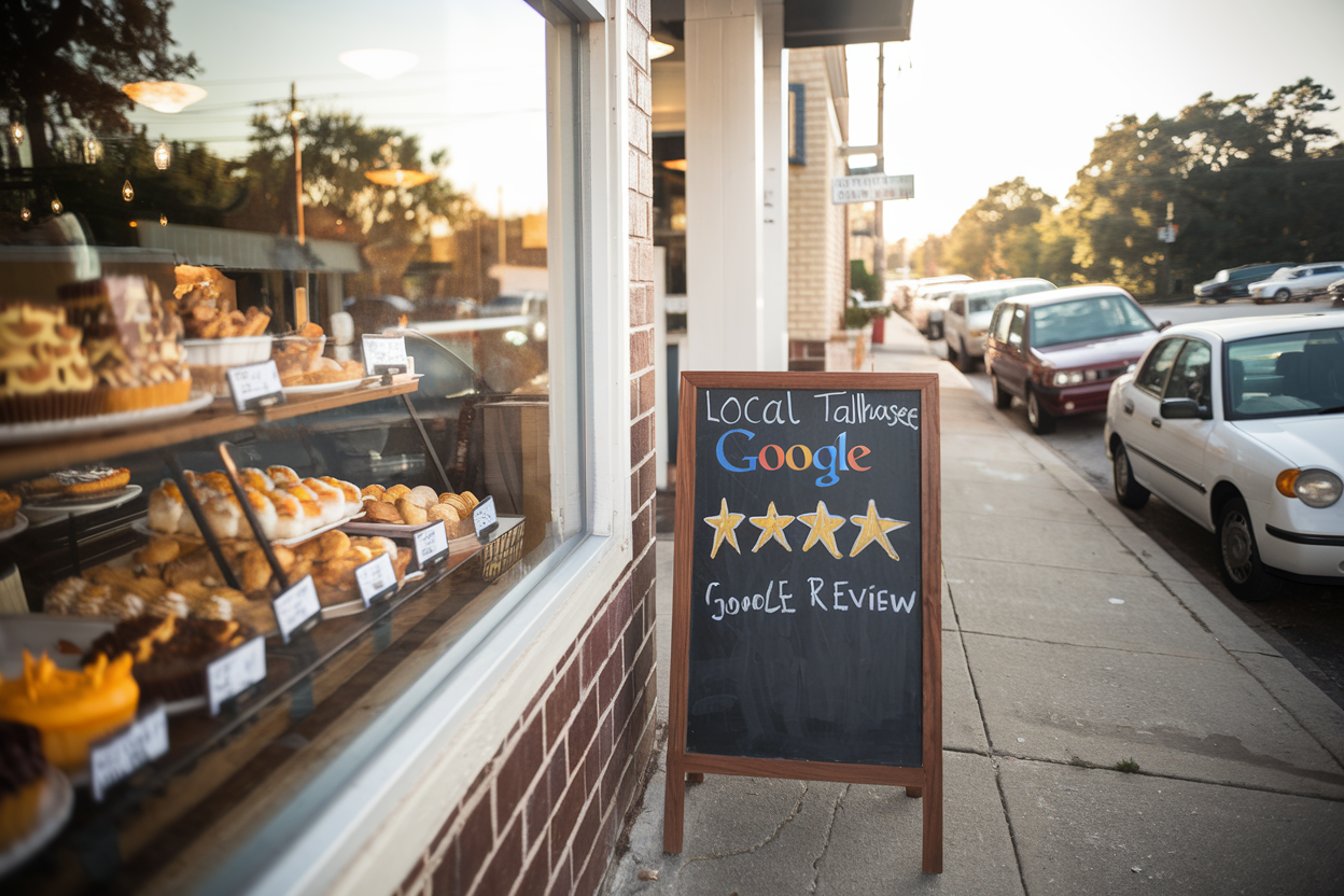 Tallahassee business owner replying to customer reviews on Google to improve engagement and reputation Tallahassee business owner replying to customer reviews on Google to improve engagement and reputation