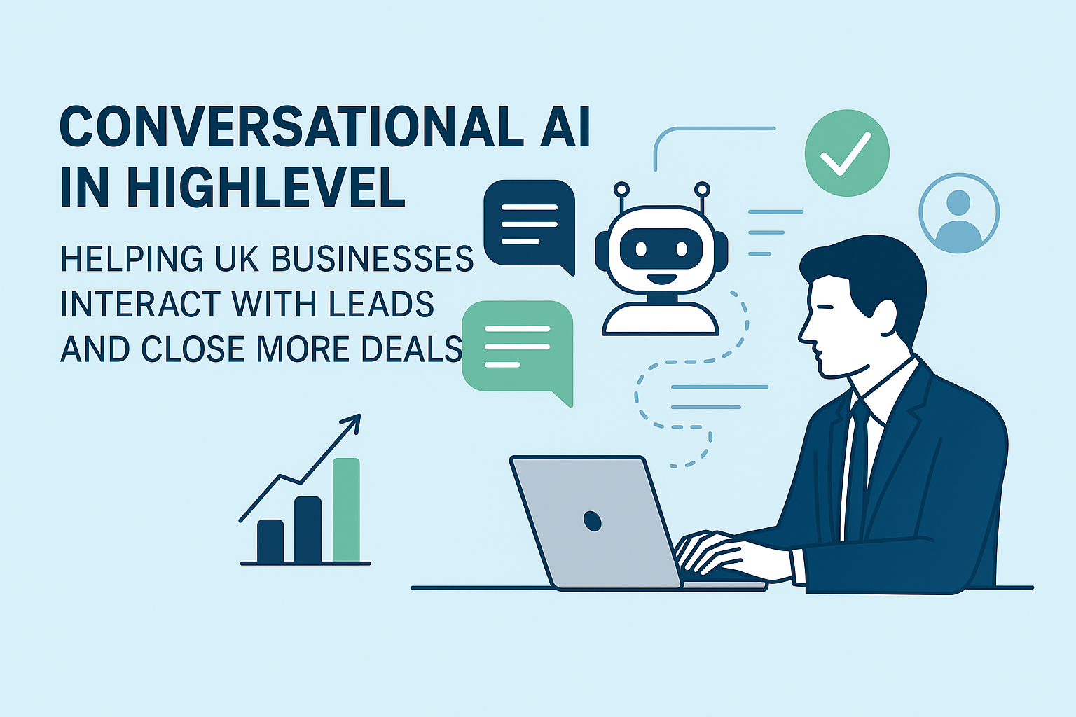 Conversational AI in HighLevel helping UK businesses engage leads and close more sales