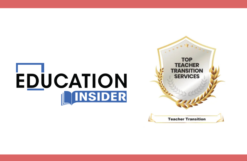 Teacher Transition team receives the Education Insider Magazine award for Top Career Development Program—celebratory atmosphere reflecting a big win for teachers everywhere.
