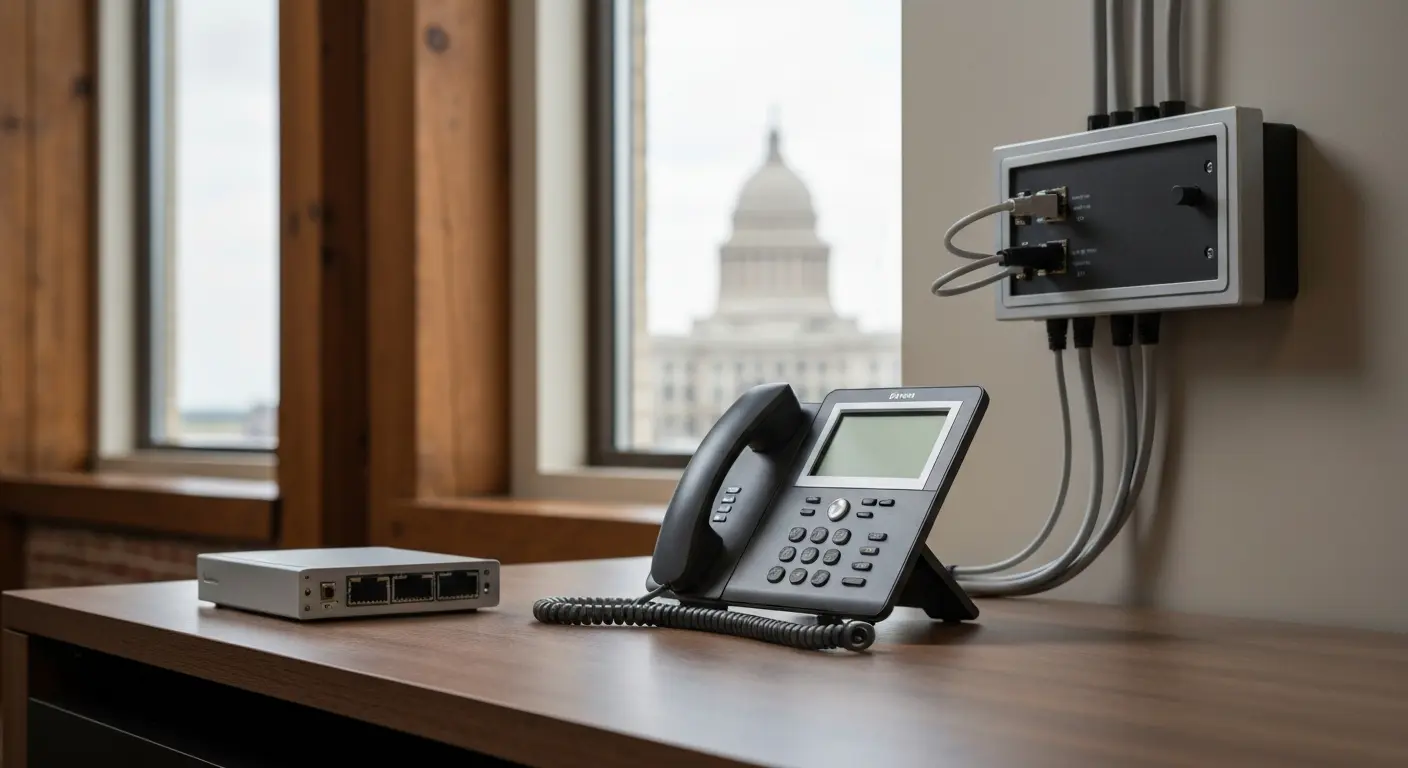VoIP phone system setup