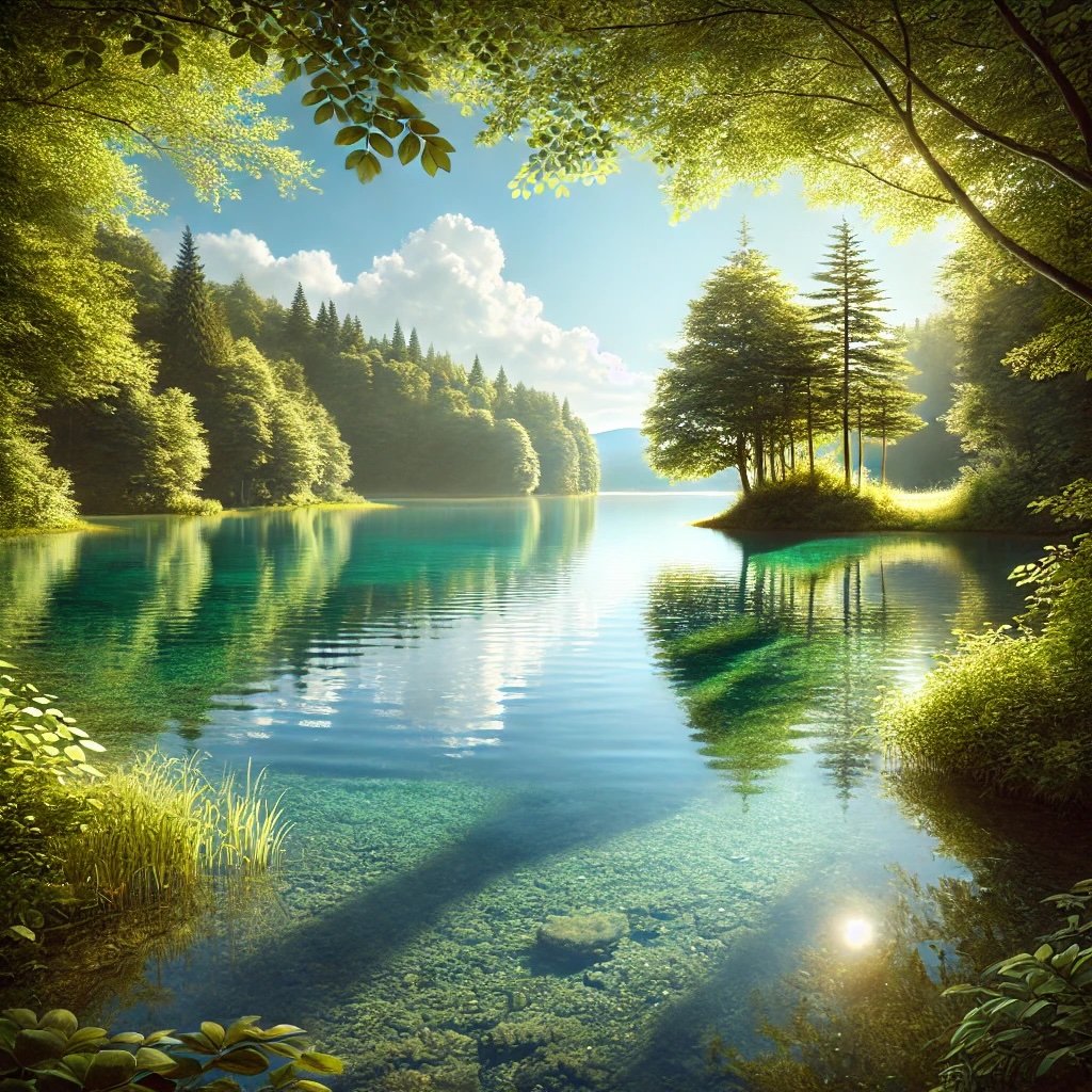 serene lake scene serene lake scene