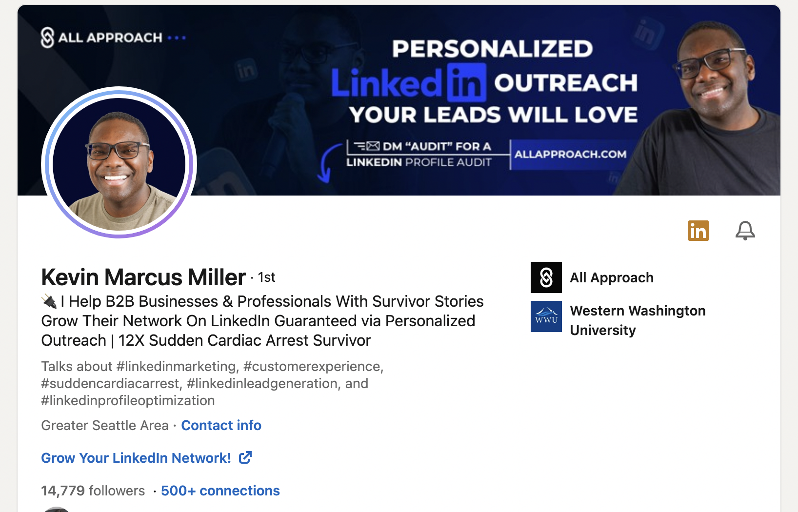 Kevin Marcus Miller LinkedIn Profile