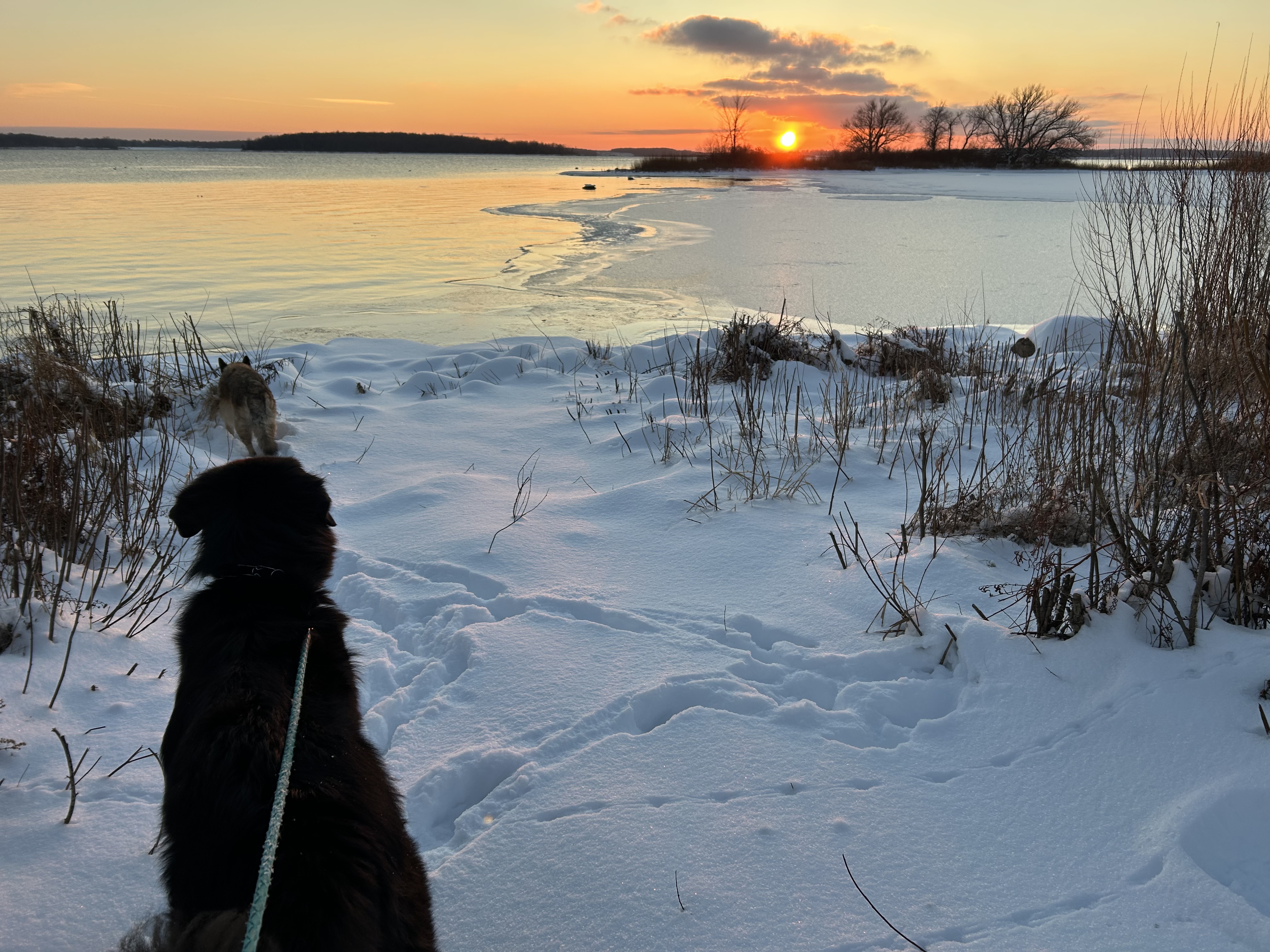 Sunset Over St. Lawrence River