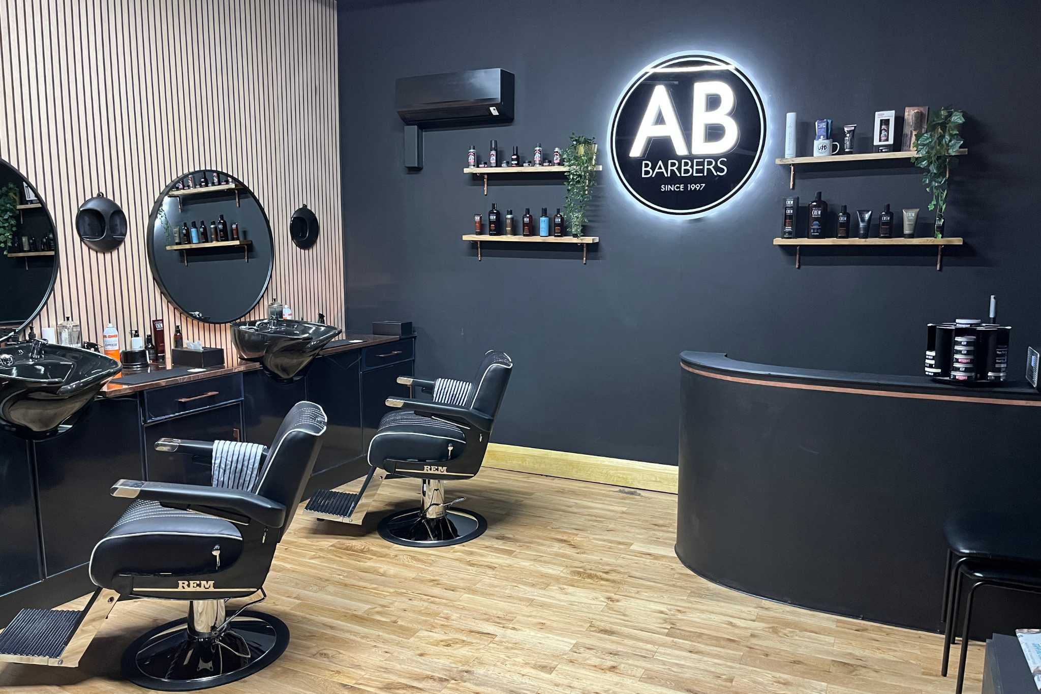 AB Barbers shop layout