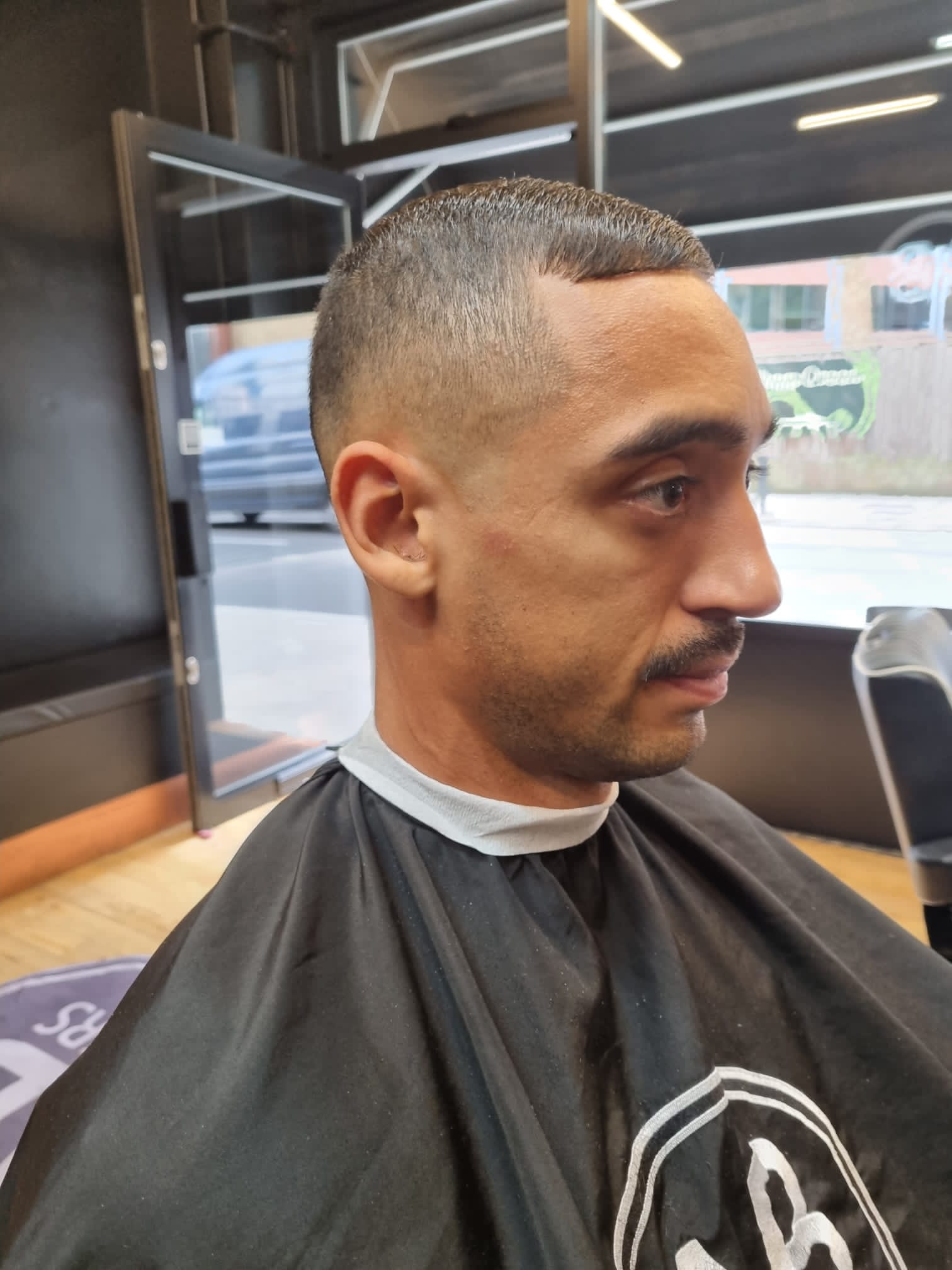 Short male haircut