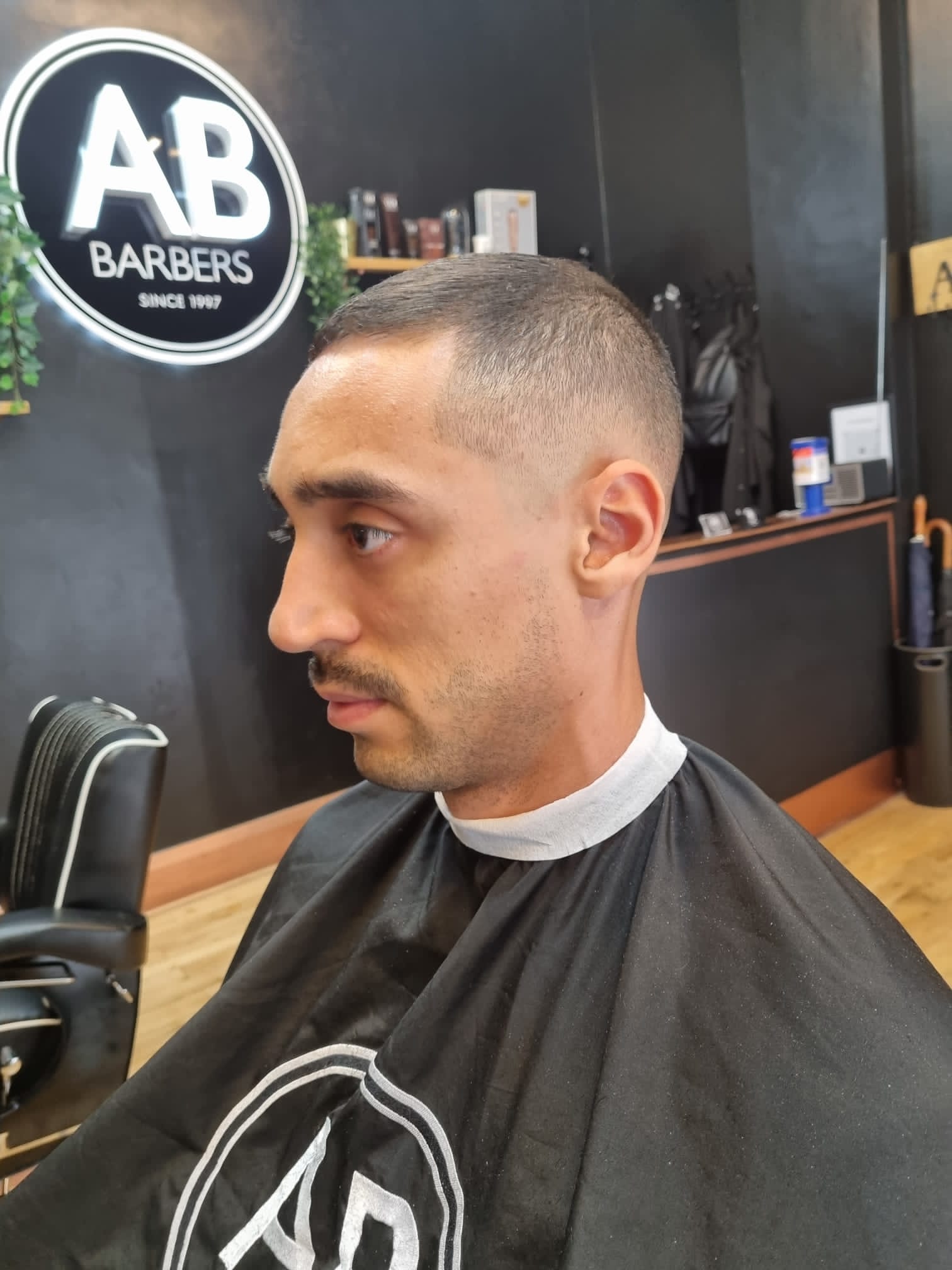 Putney man with short haircut