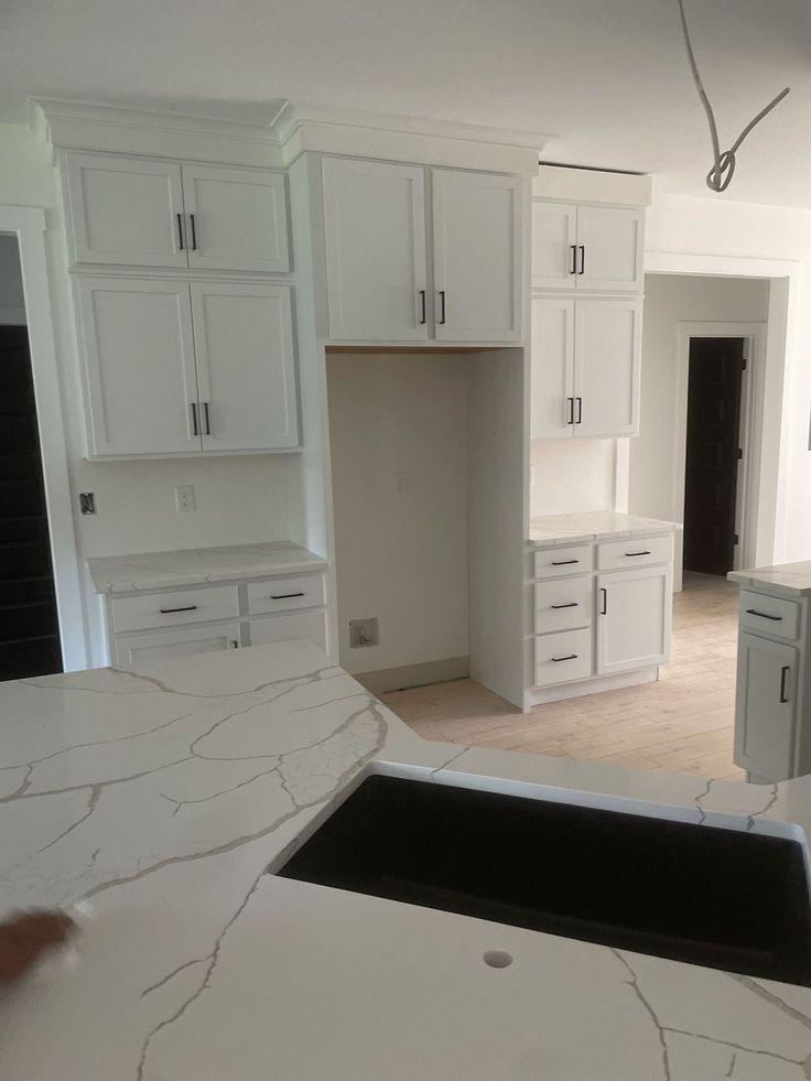 Kitchen corner – granite top and bright cabinetry
