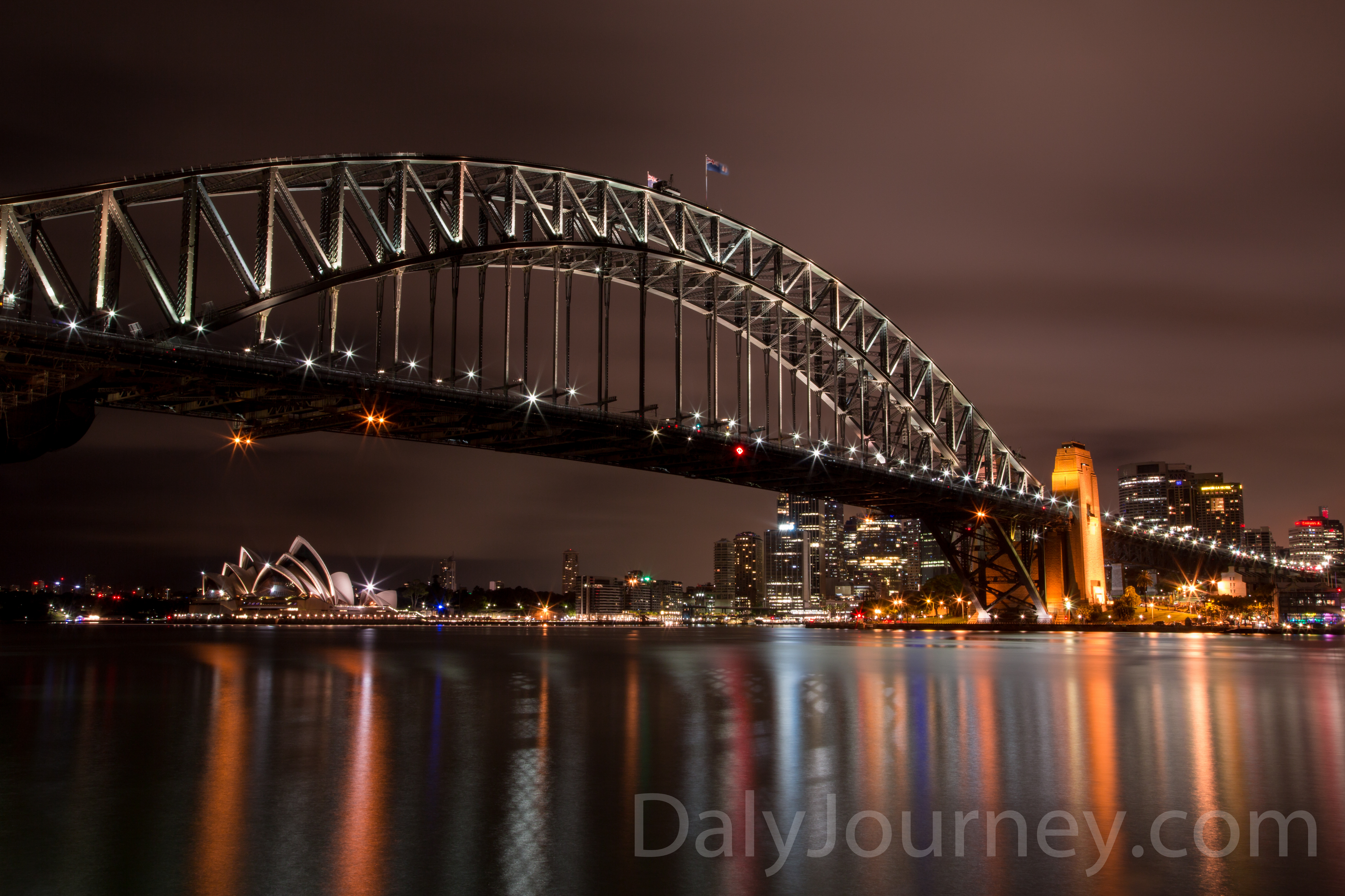 Sydney Harbor Bridge at Night