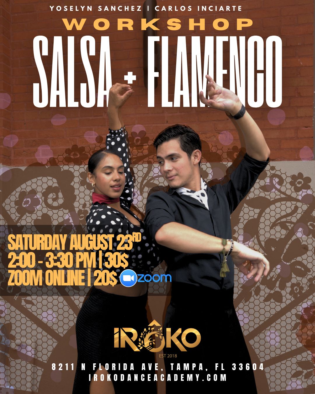 ZOOM Virtual Salsa+Flamenco Workshop