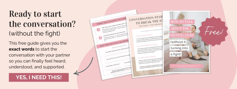 How to Talk about the Mental Load Free Guide