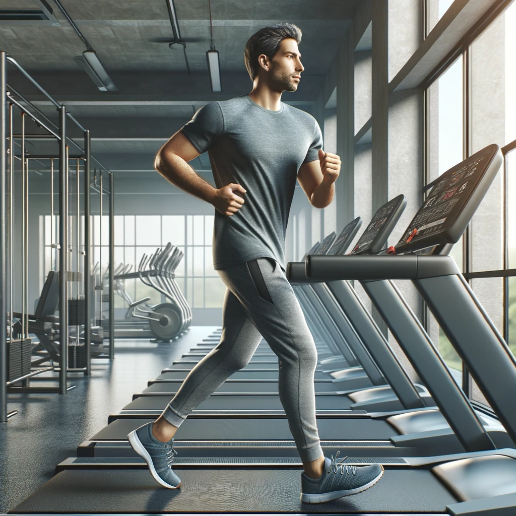 Man exercising